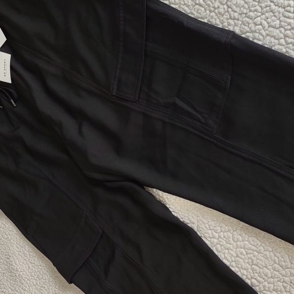 NWT BR Sport XL Tall Black Cargo Jogger Pants - Picture 10 of 14